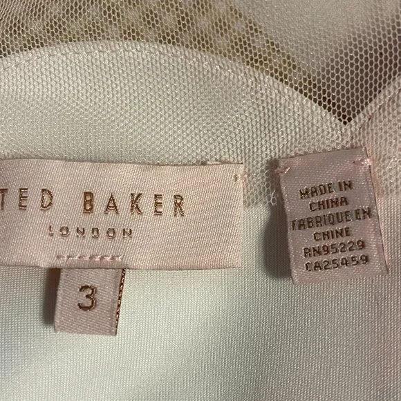 Ted Baker Jaazmin Fantasia Women's Floral Scallop Dress - Picture 9 of 11